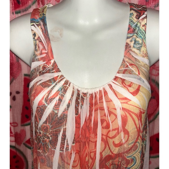 🧡 Y2K Colorful Rhinestone Mini Dress - Picture 2 of 9